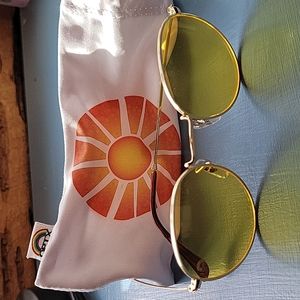 OPTX Yellow Tinted Sunglasses